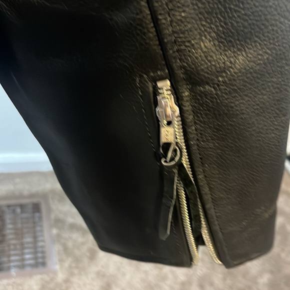 Men’s xxl new with tags real leather motorcycle jacket black - Picture 11 of 17